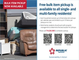 Garden Grove, CA Bulk Pickup
